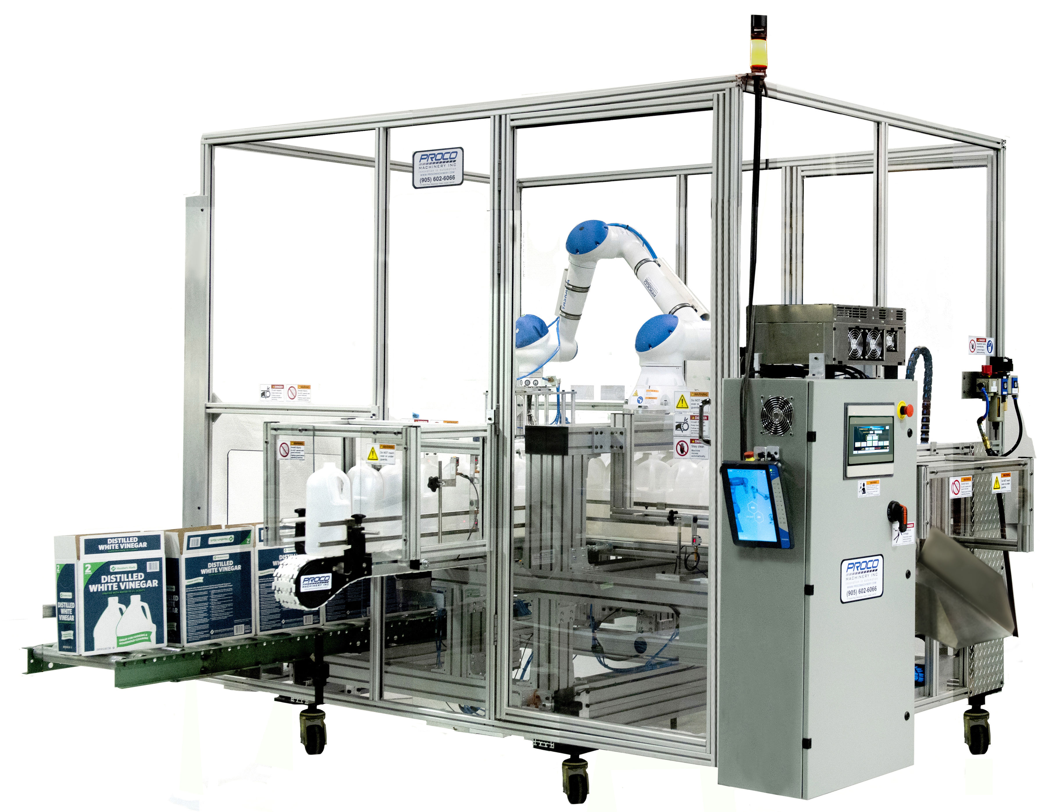 Proco Machinery launches nextgen case packer with cobot automation